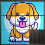 3D Kid Sliding Puzzle