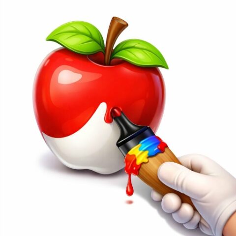 Easy Apple Coloring Book game on Video-Igrice.com