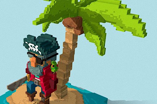 Minecraft Pirates of Voxel game on Video-Igrice.com