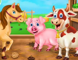Animals Farm Cleaning game on Video-Igrice.com