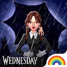 Celebrity Wednesday Addams Style game on Video-Igrice.com