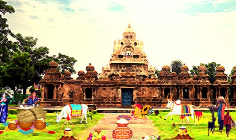 Escape Maattu Pongal game on Video-Igrice.com