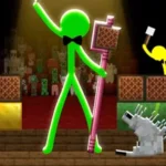 FNF Rush E but Animation vs. Minecraft