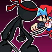 FNF vs Stickman Assassin game on Video-Igrice.com