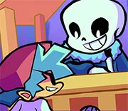FNF x Undertale: Lazybones game on Video-Igrice.com