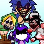 FNF CC Haunted Games 1 with Creepypasta Characters