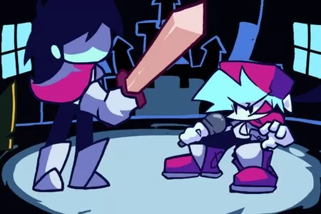 FNF: DeltaFunk game on Video-Igrice.com