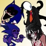 FNF: Everyone from Creepypastas Sings Too-SLow