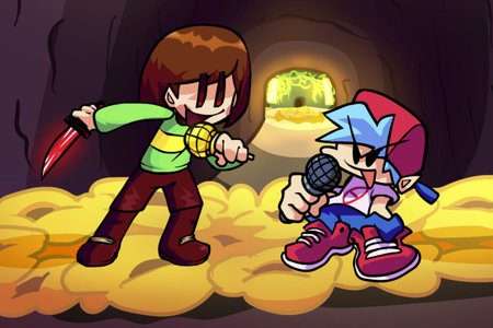 FNF VS Chara: Slot’s Take game on Video-Igrice.com