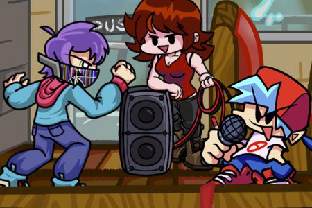 FNF VS Cyan: Workplace War game on Video-Igrice.com