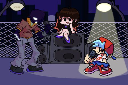 FNF VS Dark v3 (Cautionary Quartet) game on Video-Igrice.com