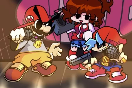 FNF VS Gangsta Mario game on Video-Igrice.com