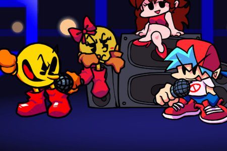 FNF VS Pac-Man game on Video-Igrice.com