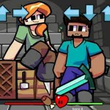 FNF VS Steve from Minecraft game on Video-Igrice.com