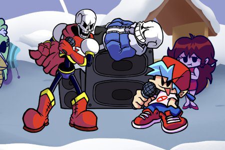 FNF VS The Great Papyrus game on Video-Igrice.com