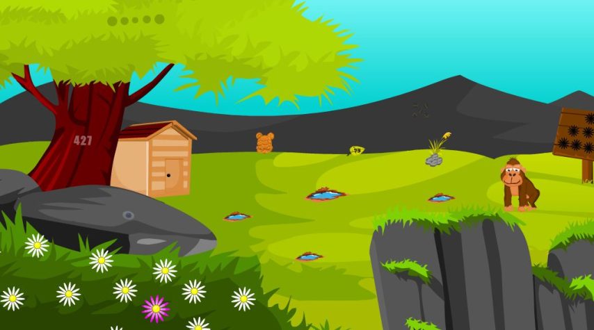 Forest Polar Bear Escape game on Video-Igrice.com