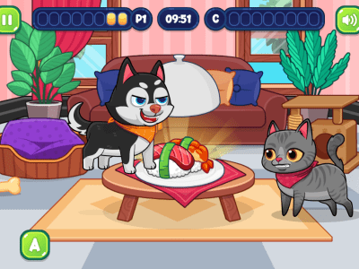 Funny Food Duel game on Video-Igrice.com