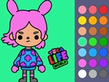 Toca Boca Coloring Book game on Video-Igrice.com