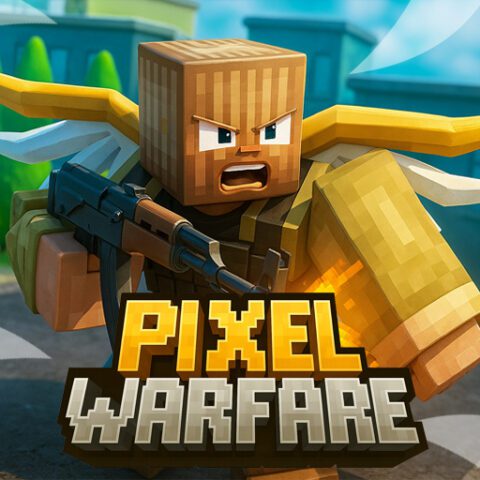 Minecraft Pixel Warfare game on Video-Igrice.com