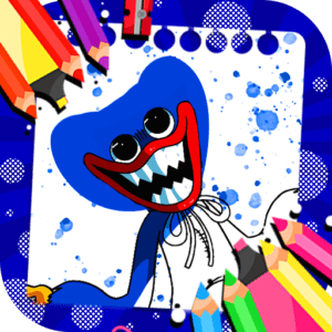 Poppy Playtime Coloring Book game on Video-Igrice.com