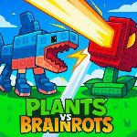 Brainrots vs Plants game on Video-Igrice.com