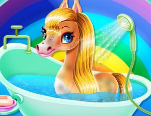Rainbow Pony Beauty Salon game on Video-Igrice.com
