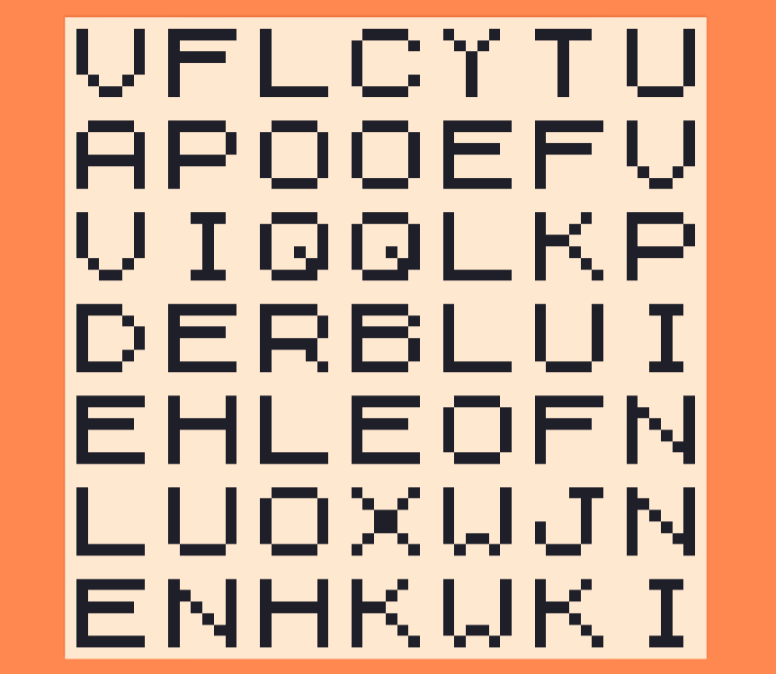 Word Search game on Video-Igrice.com