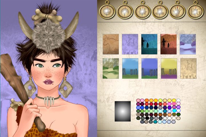 World history Avatar Creator Prehistoric game on Video-Igrice.com