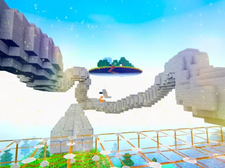 Blocky Parkour: Skyline Sprint game on Video-Igrice.com