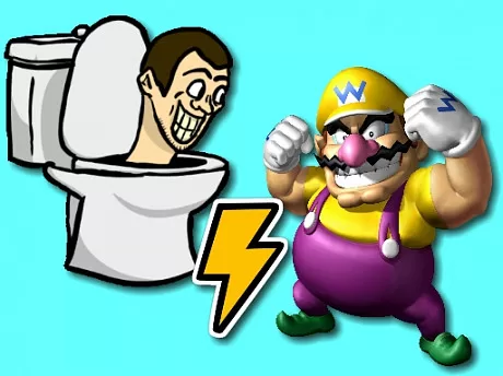 Skibidi Toilet vs Wario game on Video-Igrice.com