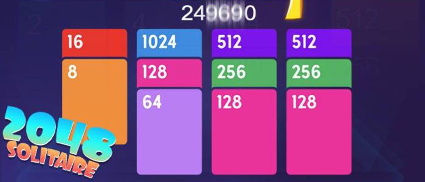 2048 Solitaire game on Video-Igrice.com