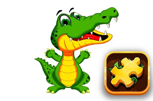 Aligator Puzzle game on Video-Igrice.com