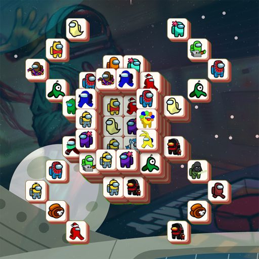Among Mahjong Tiles game on Video-Igrice.com