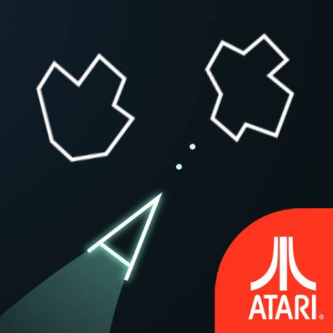 Atari Asteroids game on Video-Igrice.com