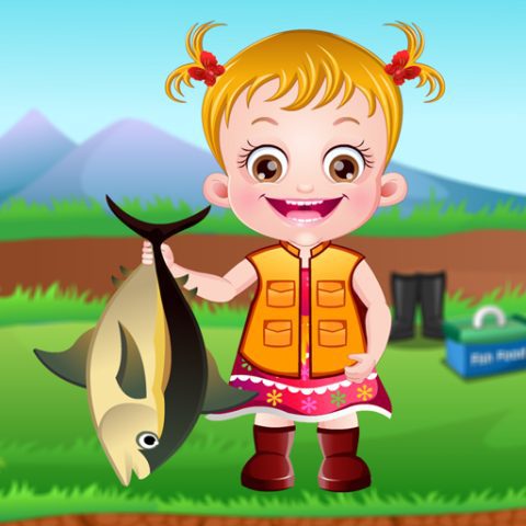Baby Hazel Fishing Time game on Video-Igrice.com