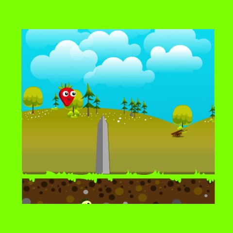 Bouncing Strawberry game on Video-Igrice.com