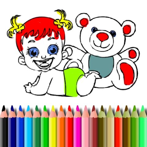 BTS Baby Doll Coloring game on Video-Igrice.com
