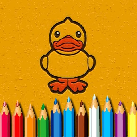 BTS Ducks Coloring Book game on Video-Igrice.com