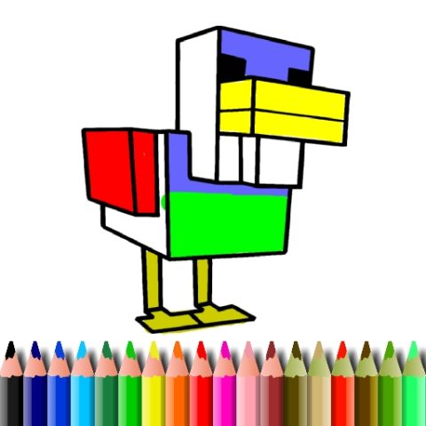 BTS Monster Craft Coloring game on Video-Igrice.com