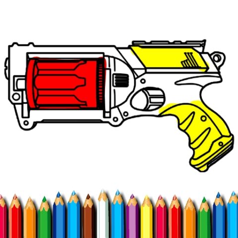 BTS Nerf Coloring Book game on Video-Igrice.com