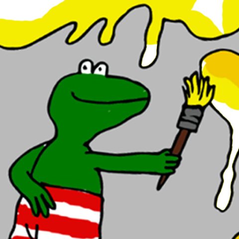 Coloring Kikker game on Video-Igrice.com