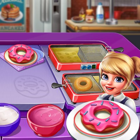 Cooking Fast 2 Donuts game on Video-Igrice.com
