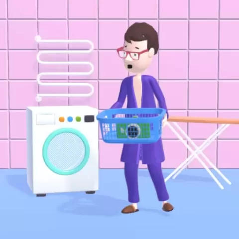 Crazy Laundry game on Video-Igrice.com