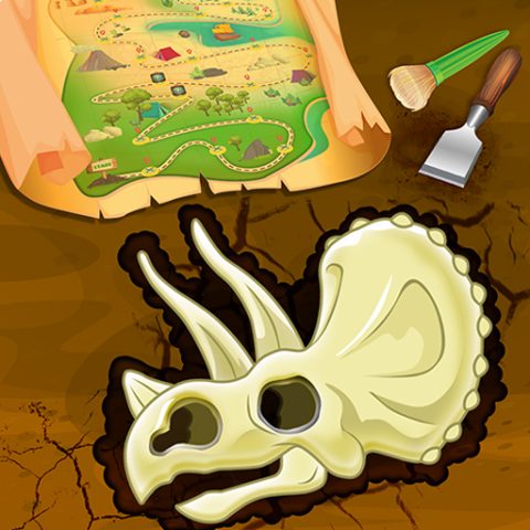 Dinosaur Bone Digging game on Video-Igrice.com