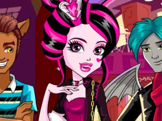 Draculaura’s Blind Date game on Video-Igrice.com