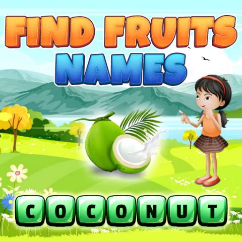 Find Fruits Names game on Video-Igrice.com