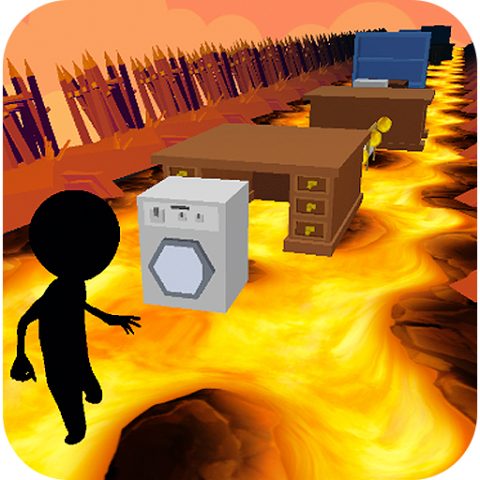 Floor is Lava Runner game on Video-Igrice.com