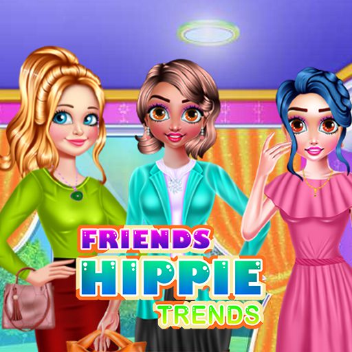 Friends Hippie Trends game on Video-Igrice.com