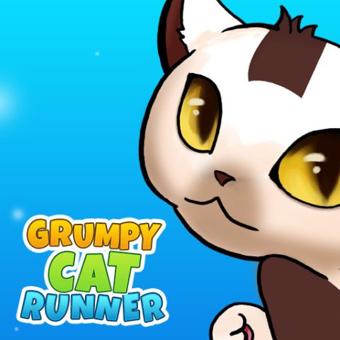 Grumpy Cat Runner game on Video-Igrice.com