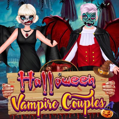 Halloween Vampire Couple game on Video-Igrice.com